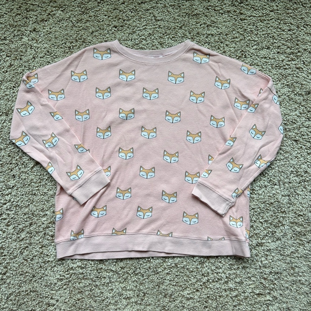 White Fox Boutique x Sarah’s Day Fox Pajama Top